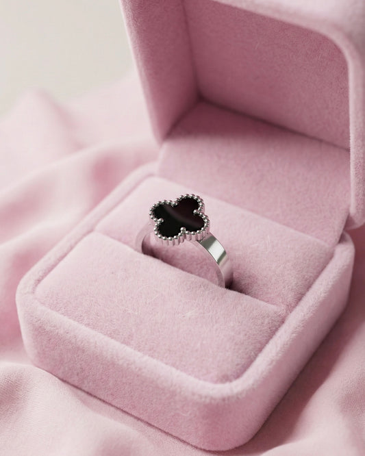 The Black Clover Silver Ring