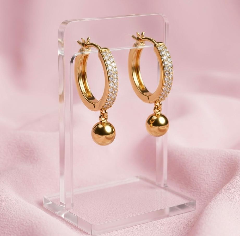 Moonorah Celeste Glow Hoop Earrings