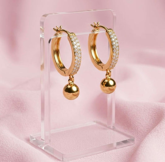 Moonorah Celeste Glow Hoop Earrings