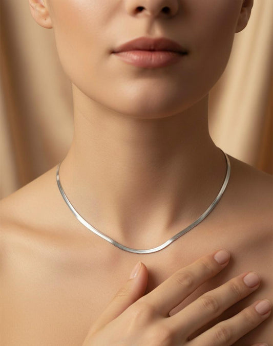 Moonorah Silver Luxe Snake Chain